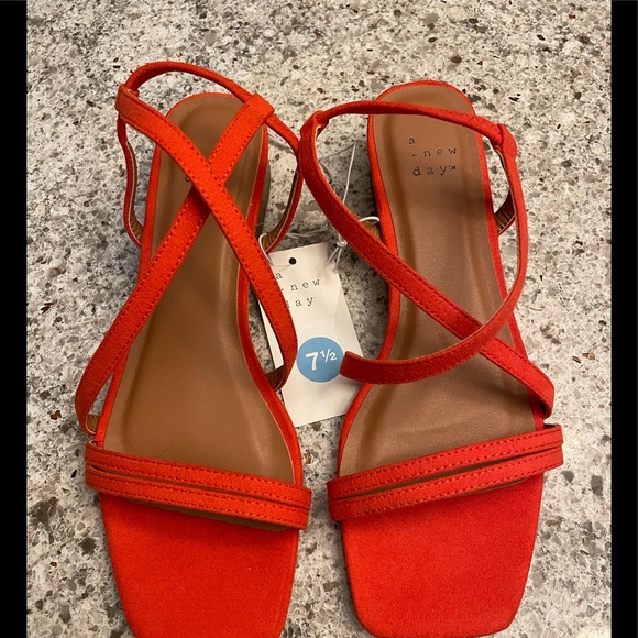 a new day Shoes - A new day red sandals